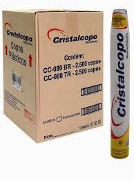 COPO DESCARTÁVEL 180ML  CAXA C/ 2500 UNID