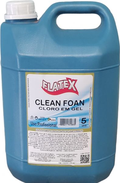 CLEAN FOAM CLORO GEL cx 2 UNID/ 5 LT